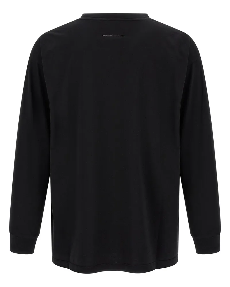 Maison Margiela Numeric Signature Patch T-shirt — Black Black