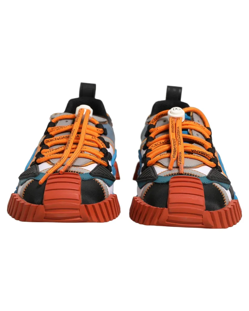 Dolce & Gabbana Multicolor Low Top Ns1 Men Sneakers Shoes Multicolor