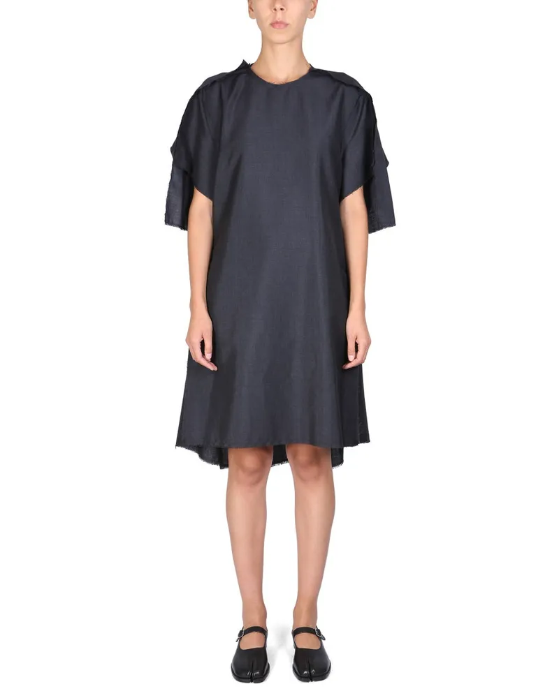 Maison Margiela Mohair and Wool Dress — Gray Gray