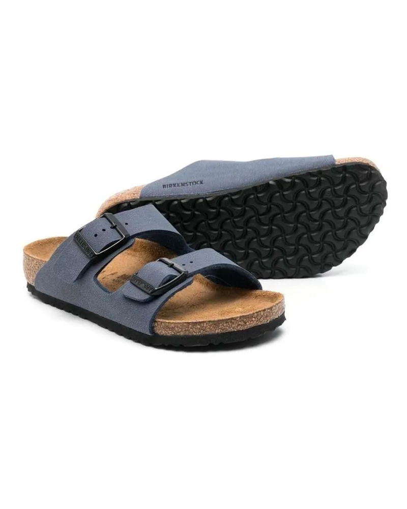 Birkenstock Boys' Sandals Arizona Ecoleather Navy Blue Birkoflor Navy