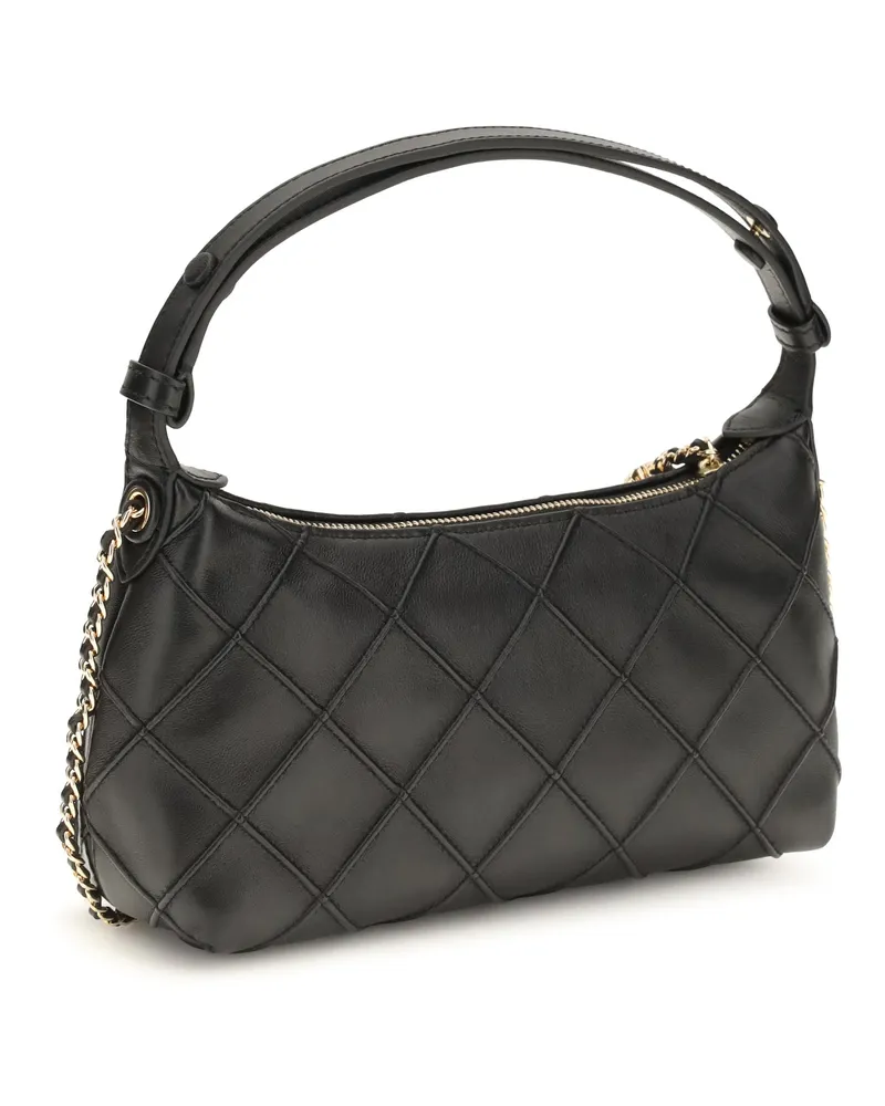 Tory Burch Women's Clutch Fleming Black Nappa Leather Calf (bos Taurus) Handbags Hand Bags Black