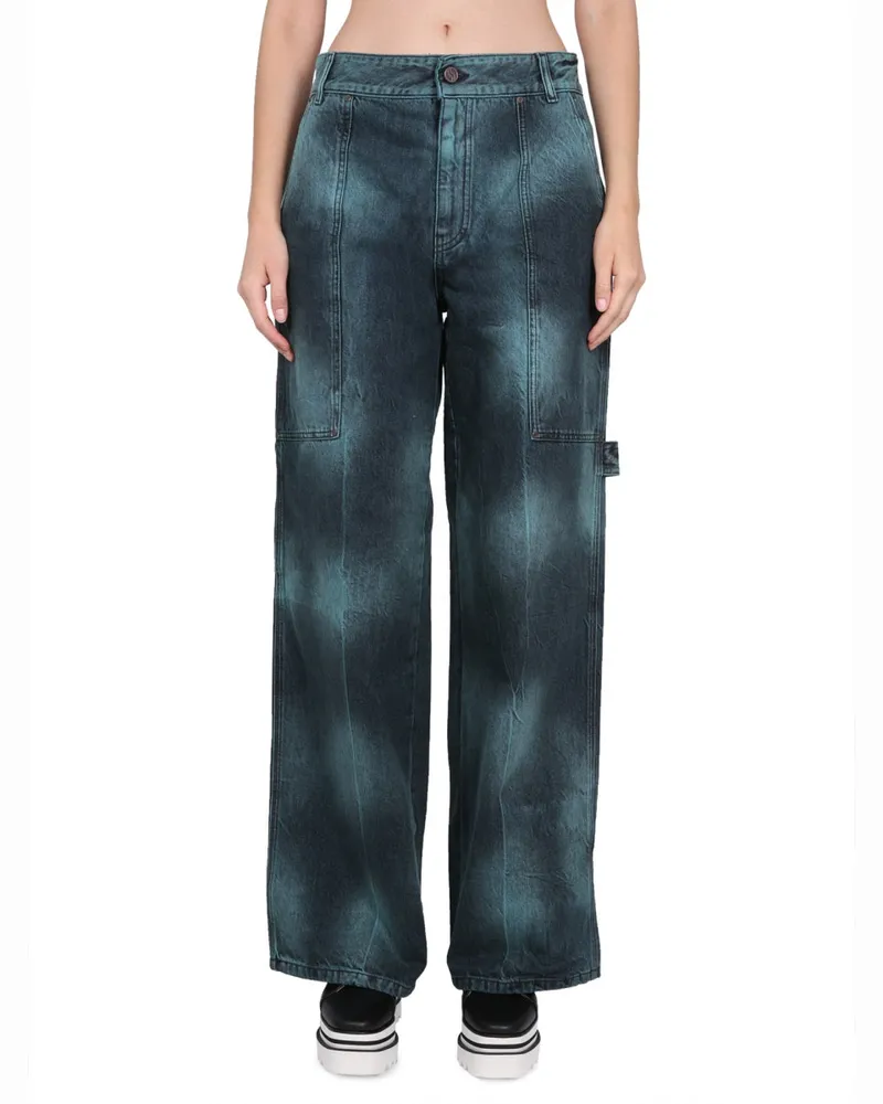 Stella McCartney Workwear Blend Jeans — Green Green