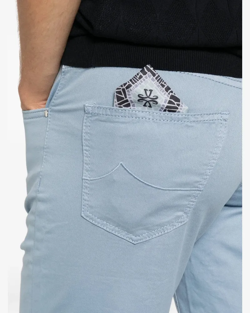 Jacob Cohën Women's Logo-Patch Five-Pocket Shorts Aw25 M Light