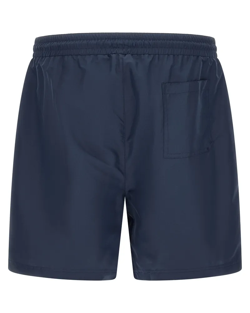 Brunello Cucinelli Men's Blue Polyester Swim Shorts Navy