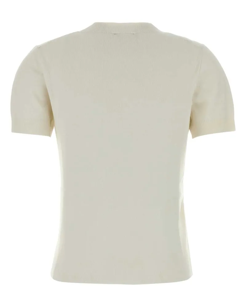 Calvin Klein Women's T-Shirt White Viscose Polyester White