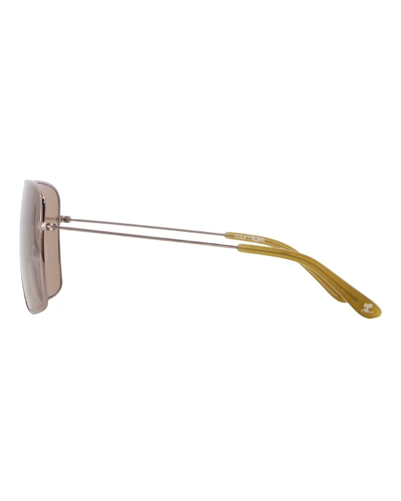Courrèges 426NLU025ME0003-1076 Sunglasses — Brown Brown