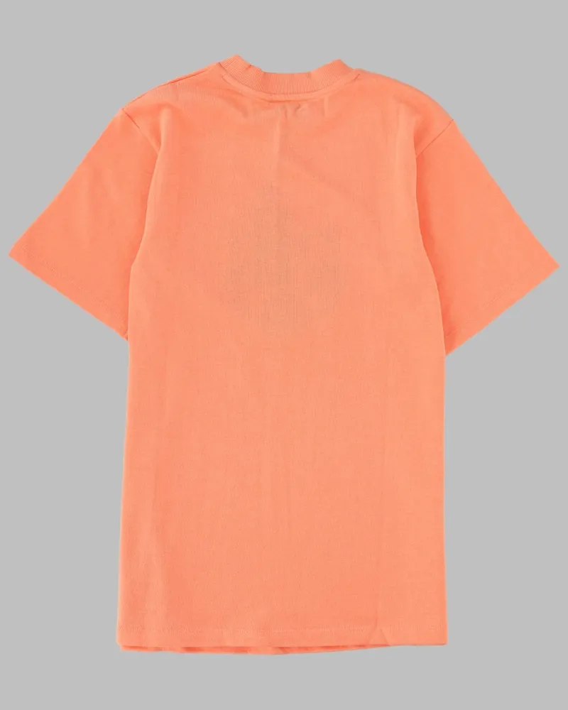 Kenzo Tiger Head Embroidered Dress — Orange Orange