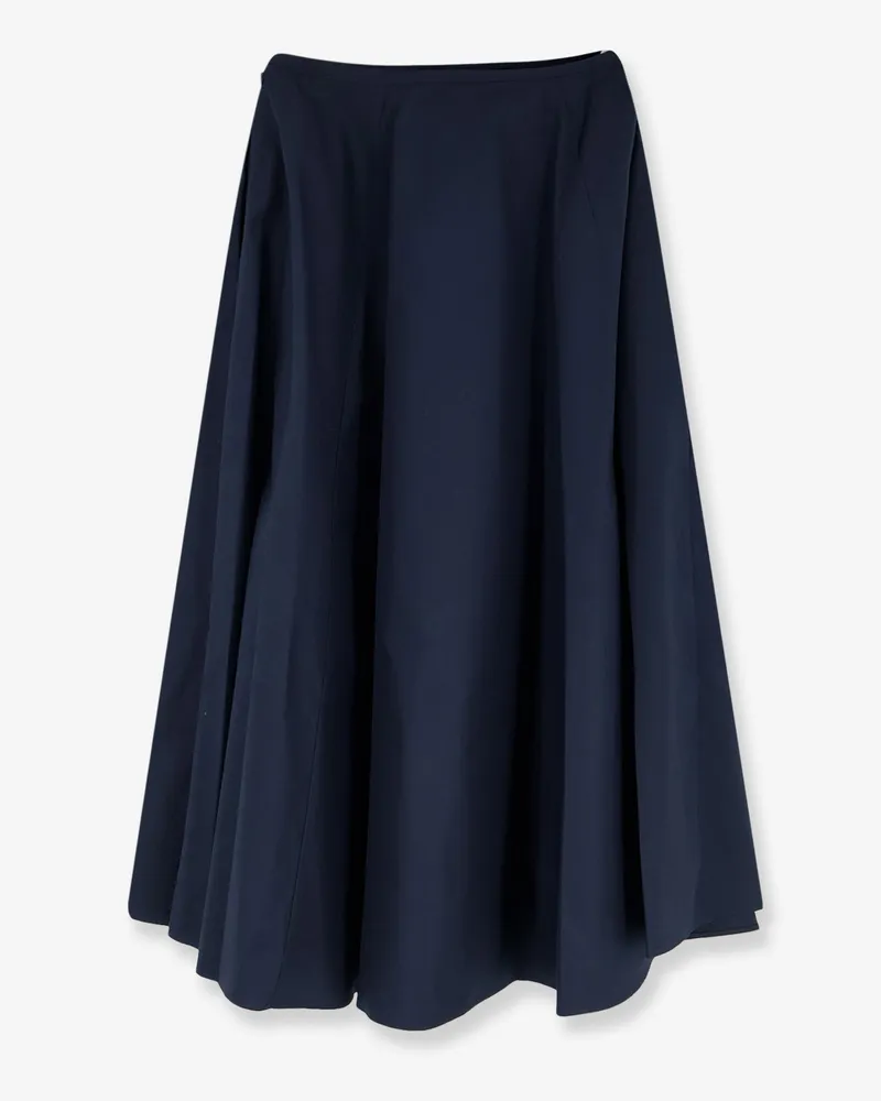 ASPESI Women's Skirt Long Cotton Blue Navy