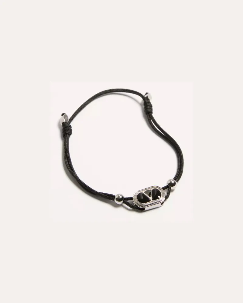 Valentino Garavani Val H26 Bracelet — Black Black