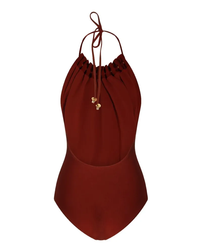 Zimmermann Aster Swimsuit — Merlot Merlot