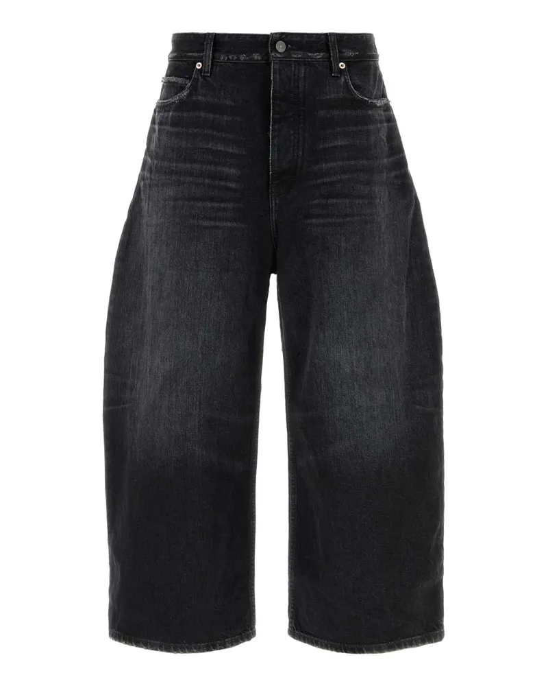 Balenciaga Men's Jeans Black Cotton Black