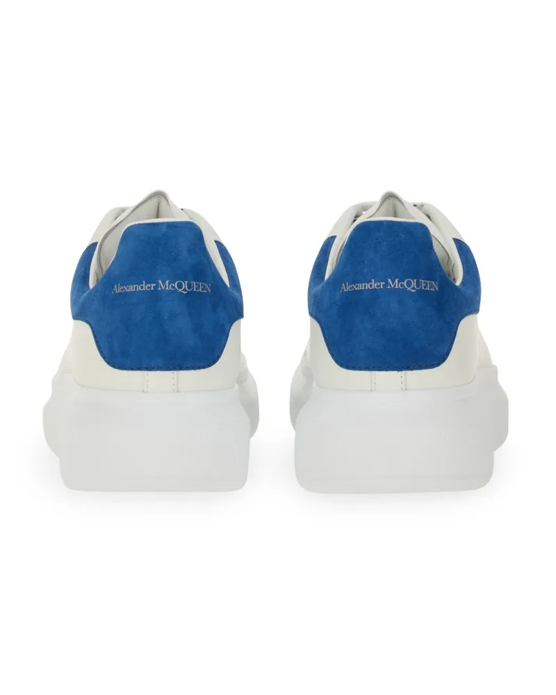 Alexander McQueen Oversized Leather Sneaker — White White