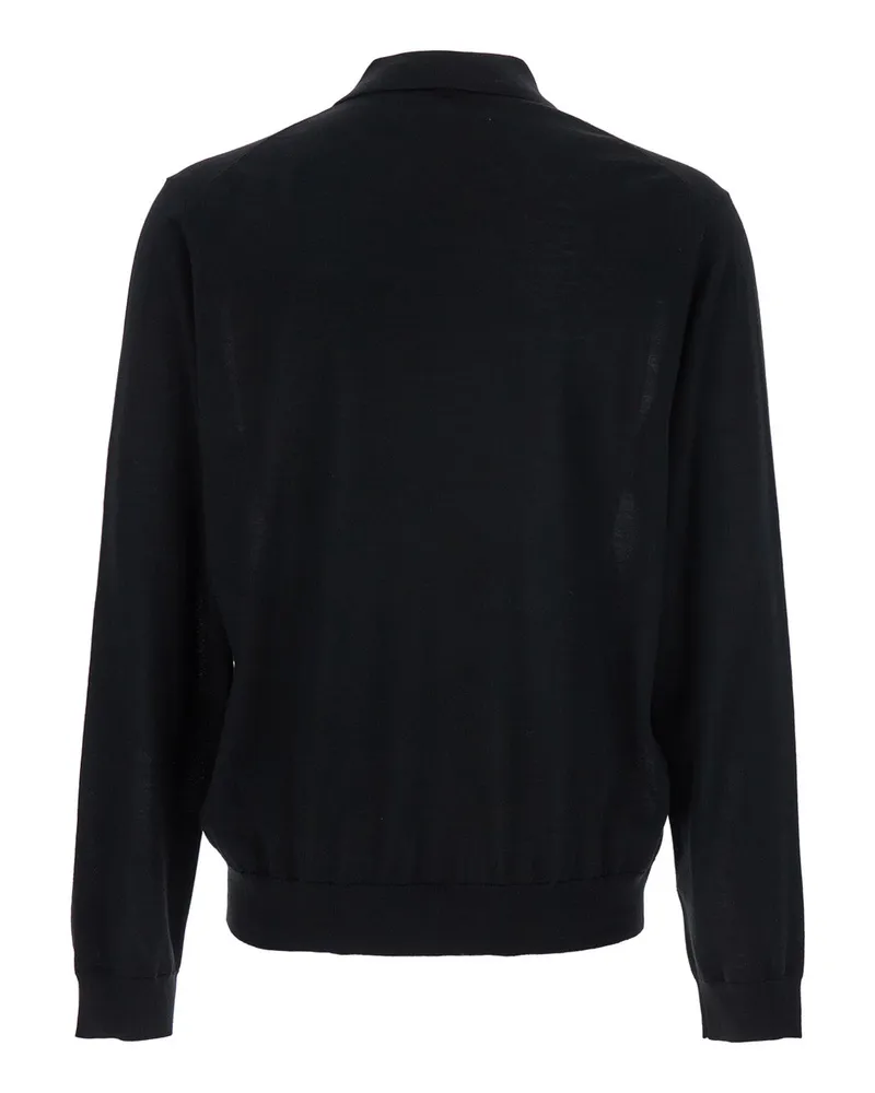 Sunflower Men's Polo Shirt Black Wool T-Shirts And Polos Black