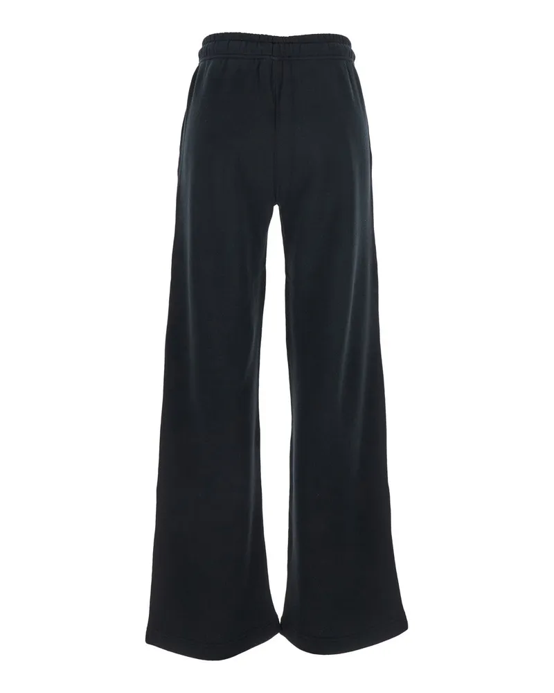 Ralph Lauren Women Pants Black Pony Embroidery Trousers Black