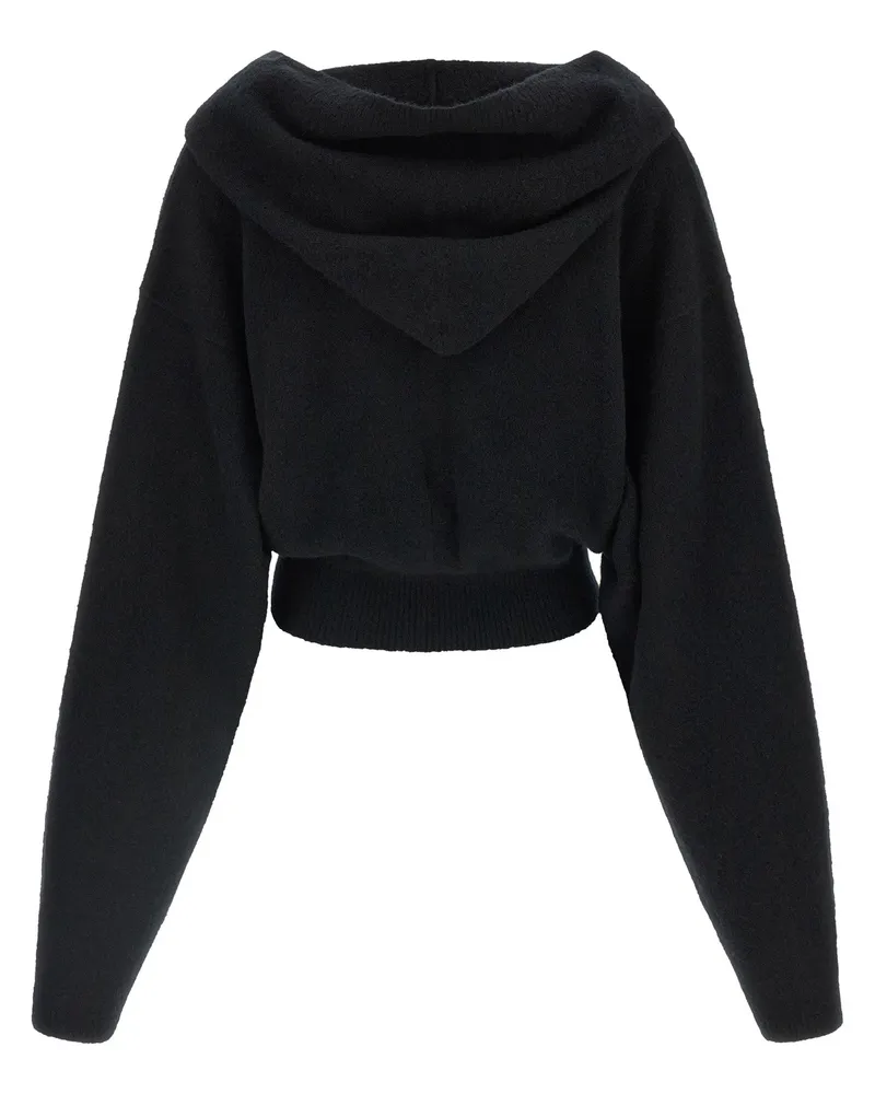 Rick Owens Tower Pull Sweatshirt — Black Black