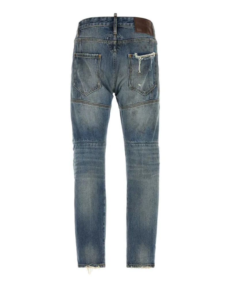 Dsquared2 Distressed Denim Jeans Navyblue