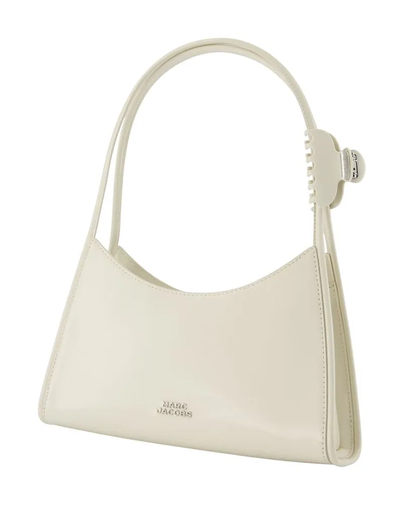 Marc Jacobs Women's The Claw Clip Shoulder Bag -  Leather White Cowhide Shoulder-Hobo-Bags White