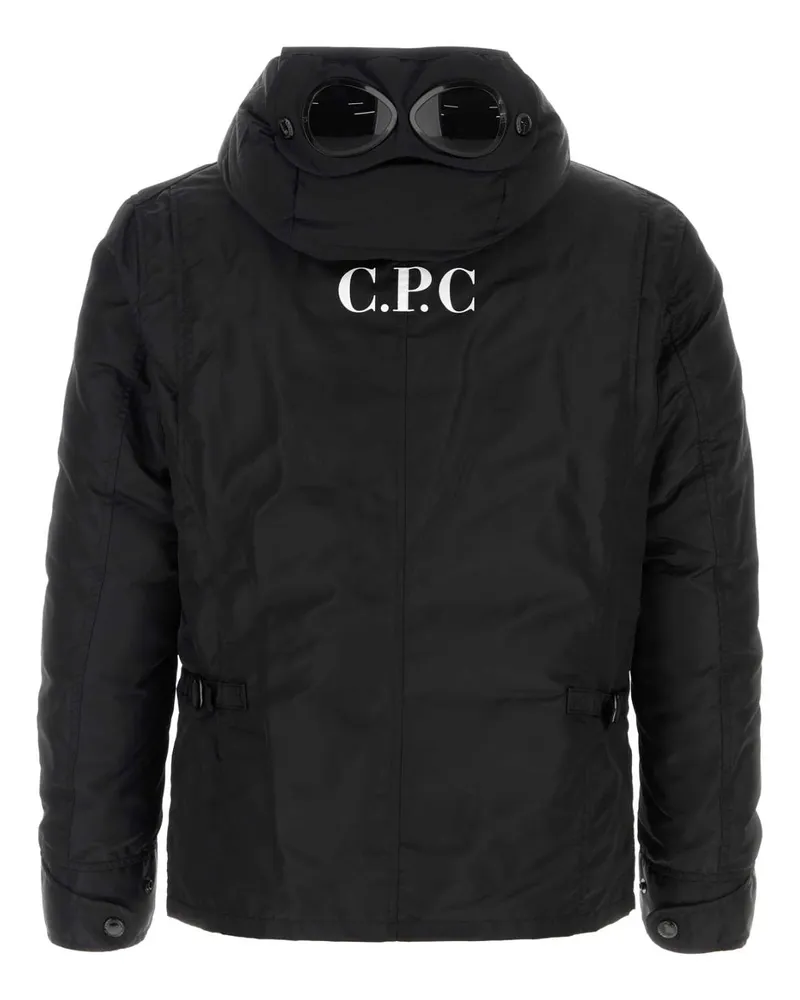 Junya Watanabe Men's Black Nylon  X Cp Company Down Jacket Piumini Black