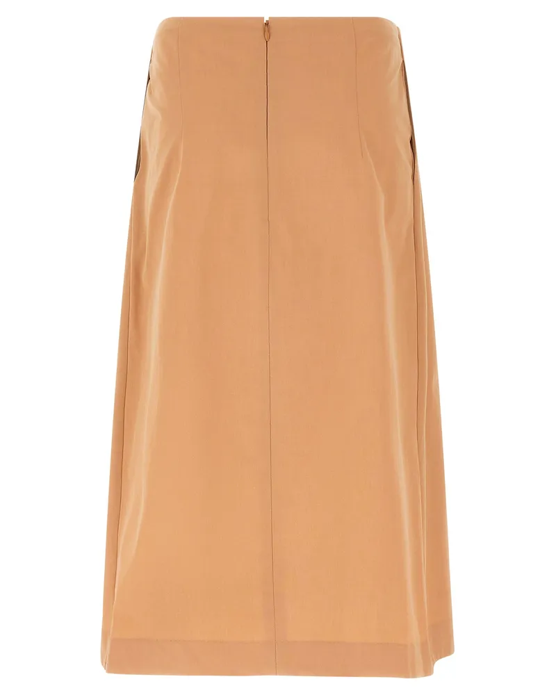 Dries van Noten Sonista Skirt — Camel Camel