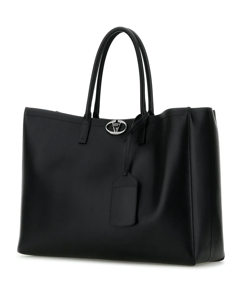 Valentino Garavani 5y0b0c93jhh 0no Nero Calfleatherbostaurus Borse A Mano Bag Black