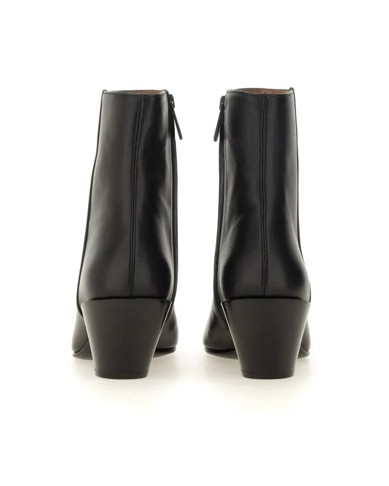 FESTA Milano Calf Leather Boots — Black Black