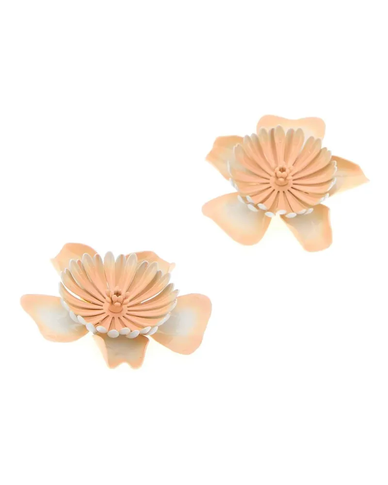 Chloé Bloom Earrings — Beige Beige