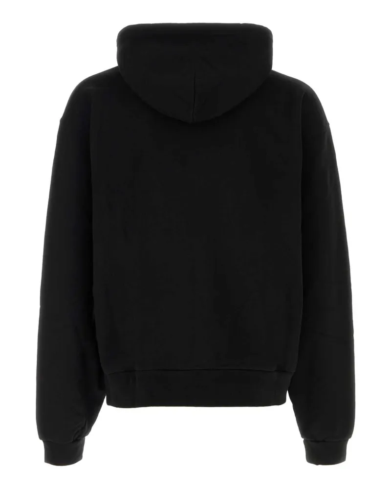 Balenciaga Black Exterior: Cotton T-Shirt Sweater Black