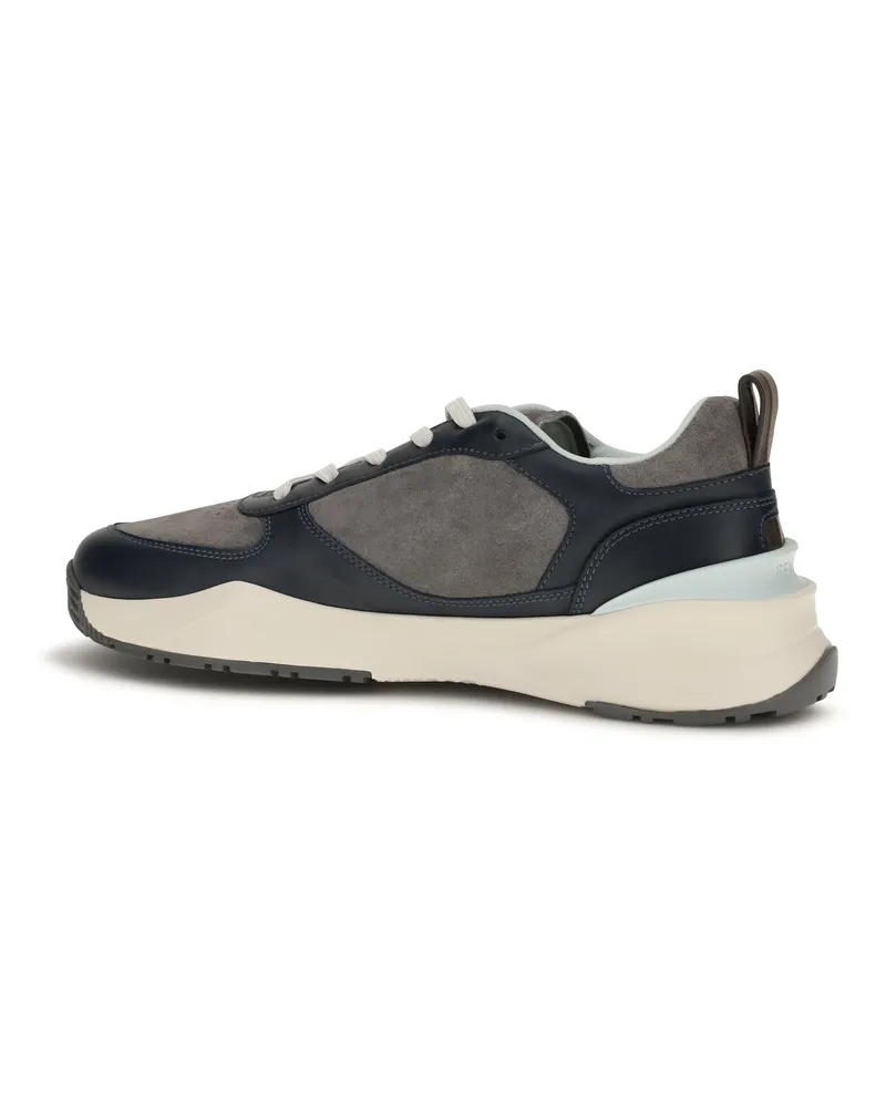 Fendi Men's Trainers Calf Leather Blueberry-Ash-Mint Blueberry/ash/mint Sneaker Black