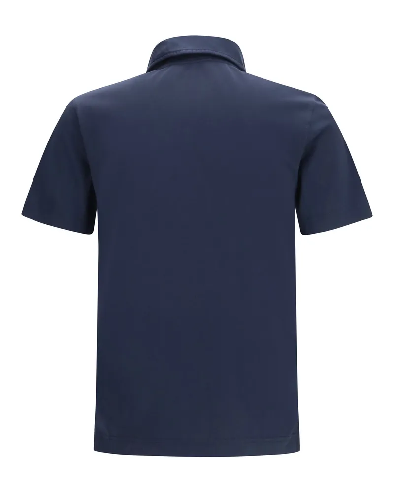 Burberry Men Jwear Polo Shirt Navy Cotton T-shirts And Polos Navy