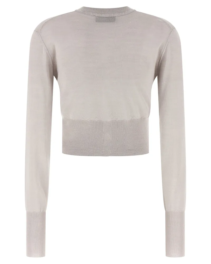 Vivienne Westwood Women's Gray Wool Cardigan Clothing Gray