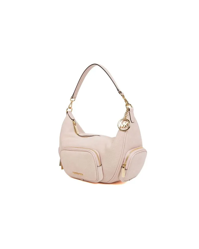 Michael Kors Women's Shoulder Bag Powder Blush Leather - Shoulder-Bags Pink