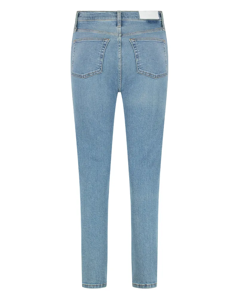RE/DONE Women's 90s High-Rise Skinny-Fit Jeans Denim Cotton Skinny Blue