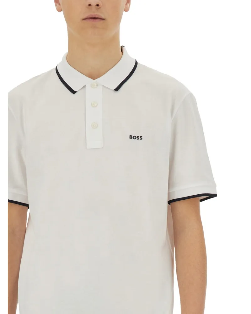 HUGO BOSS Men's Cotton Polo Shirt Multicolour T-Shirts And Polos Multicolor