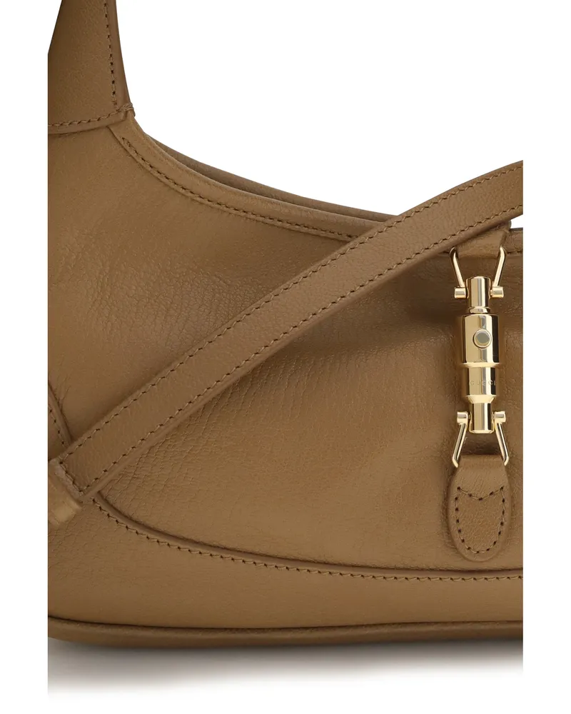 Gucci Women's Shoulder Bag Jackie Koi Beige Calf Leather Handbags Hand Beige