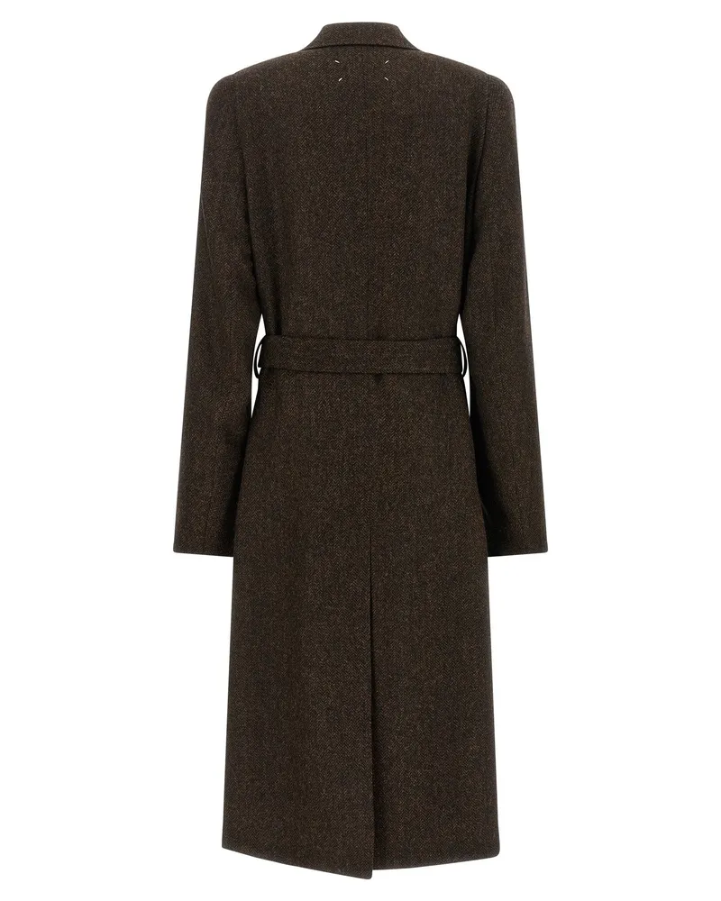 Maison Margiela Coat — Brown Brown