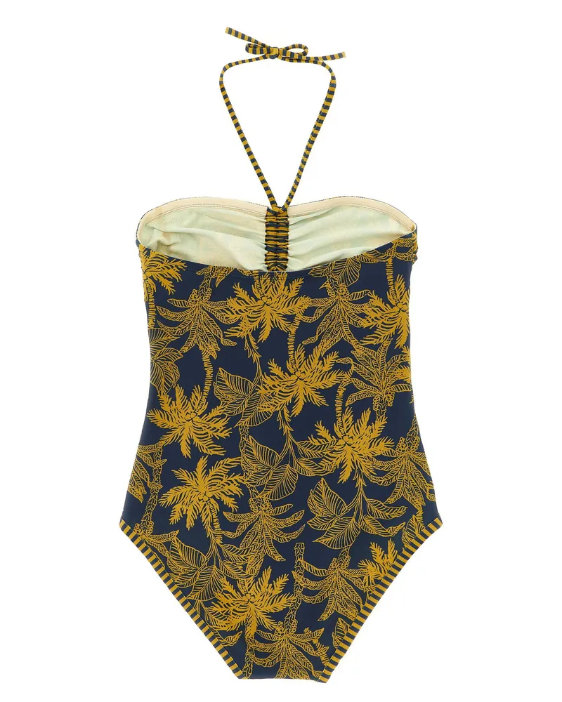 Eres Voyage Océan Tropical Print One-Piece Swimsuit — Navy Navy