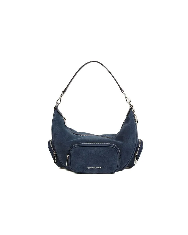 Michael Kors Women's Shoulder Bag Navy Leather Shoulder-bags Navy