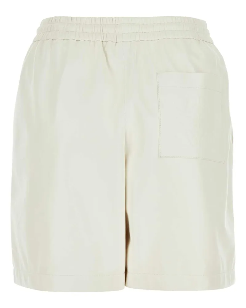Loewe Women's White Leather Shorts White