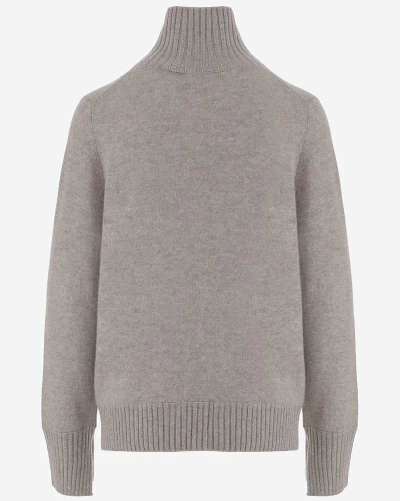 ALLUDE Women's Cashmere Sweater Beige Beige