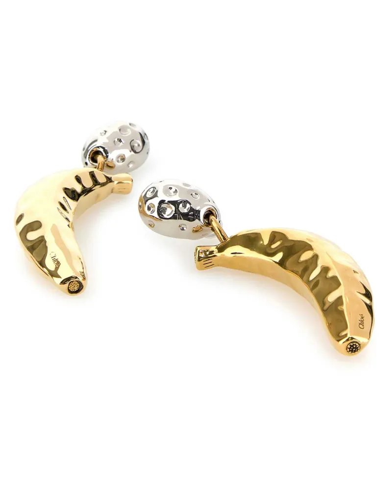 Chloé Silvervintagegoldbrass Exterior: Brass Orecchini Earrings Gold