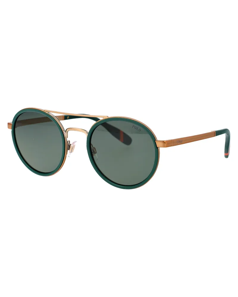Ralph Lauren Men's Sunglasses 0ph3150 Green-Antique Gold Metal Green/antique Green