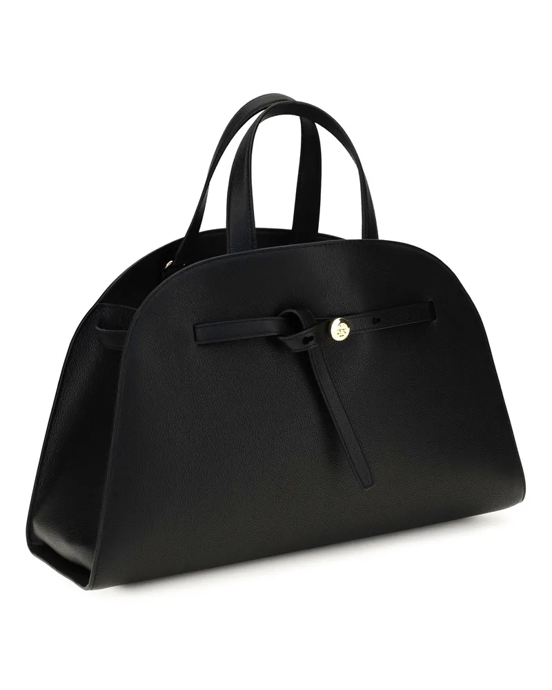 Tory Burch Women's Romy Bauletto Black Shoulder Bags Black