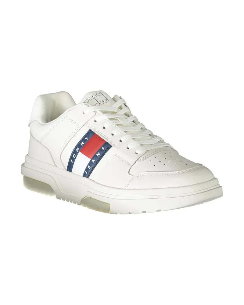 Tommy Hilfiger Color-Block Low-Top Sneaker — White White