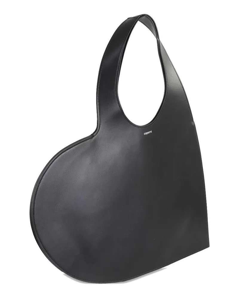 COPERNI Women's Handbag Double Heart Black Leather Handbags Hand Bags Black