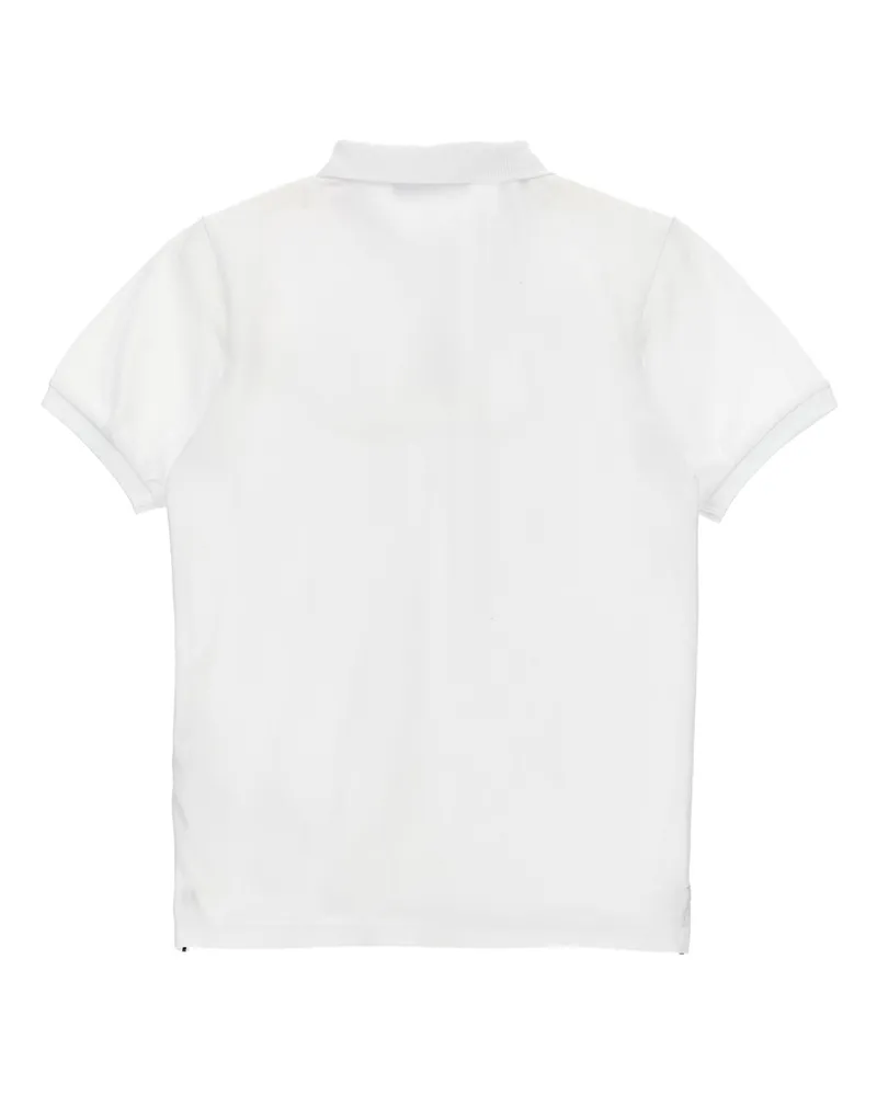 Stone Island Compass Logo Polo Shirt — White White
