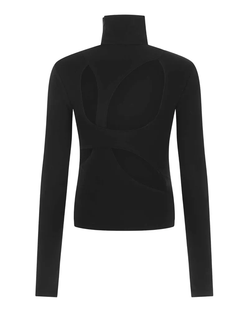 Givenchy Women's Black Stretch Viscose Blend Top 001 Maglie Black