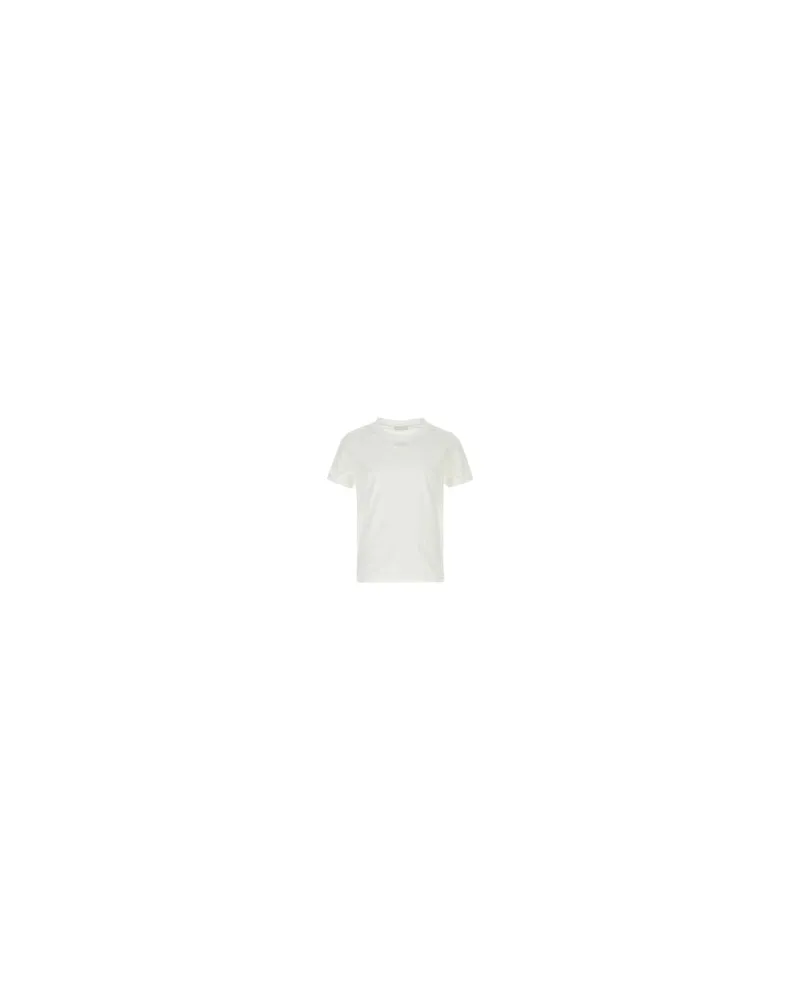 Prada Men's White Cotton T-Shirt Bianco Exterior White
