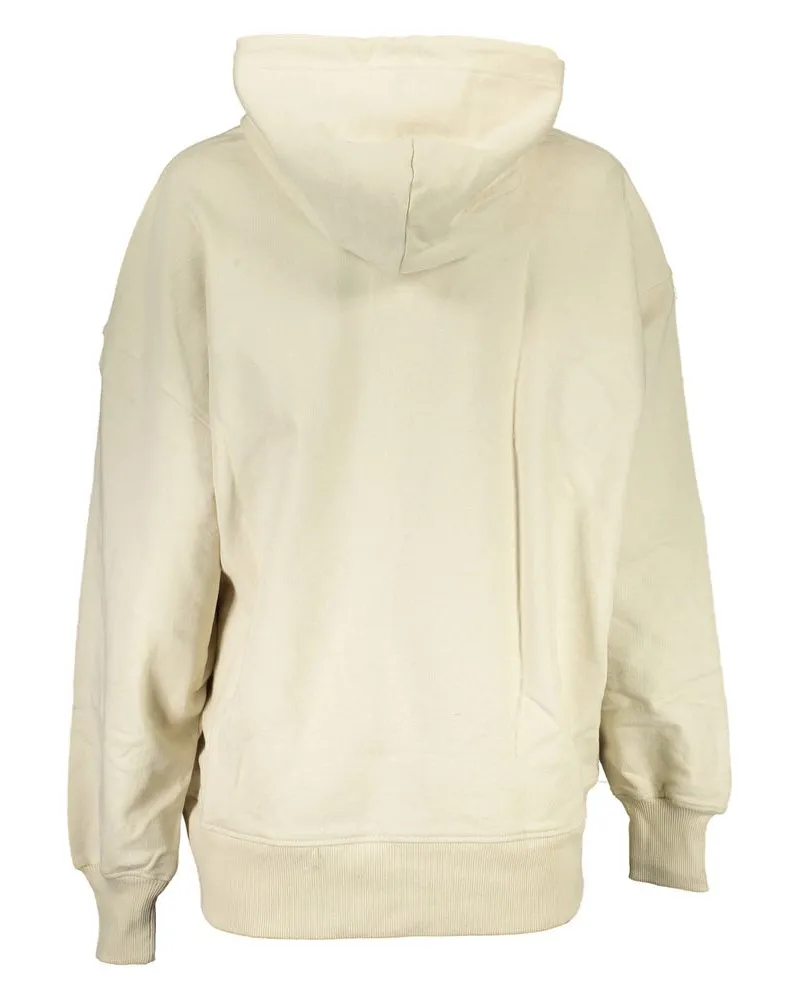 Calvin Klein Recycled Cotton Hoodie — Beige Beige