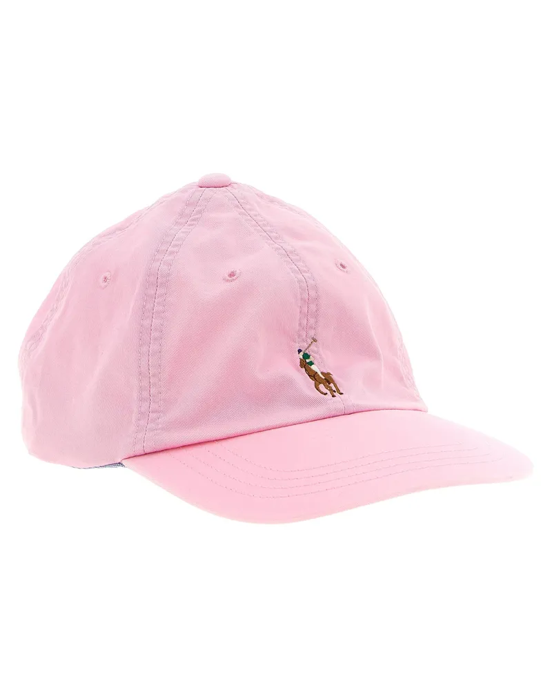 Ralph Lauren Stretch Twill Baseball Cap — Pink Pink