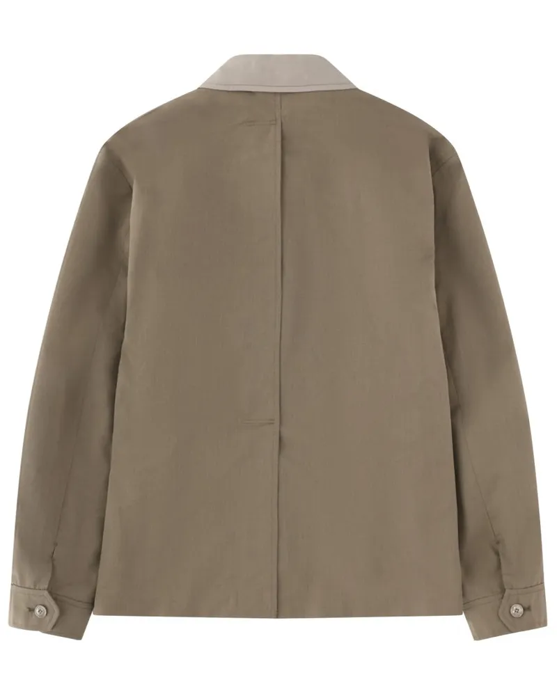 Our Legacy Virgin Wool Cotton Blazer — Beige Beige